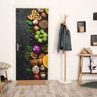 selbstklebendes Türbild - Küche 0,9 x 2 m (16,66 €/m²) - Türtapete Türposter Klebefolie Dekorfolie Bild 3