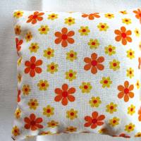 Lavendelkissen 2er Set orange-gelb-Flower genäht von Hobbyhaus Bild 3