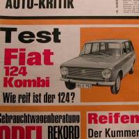 mot Auto-Kritik  Nr. 13       17. 6.  1967  -  Test Fiat 124 Kombi Bild 1
