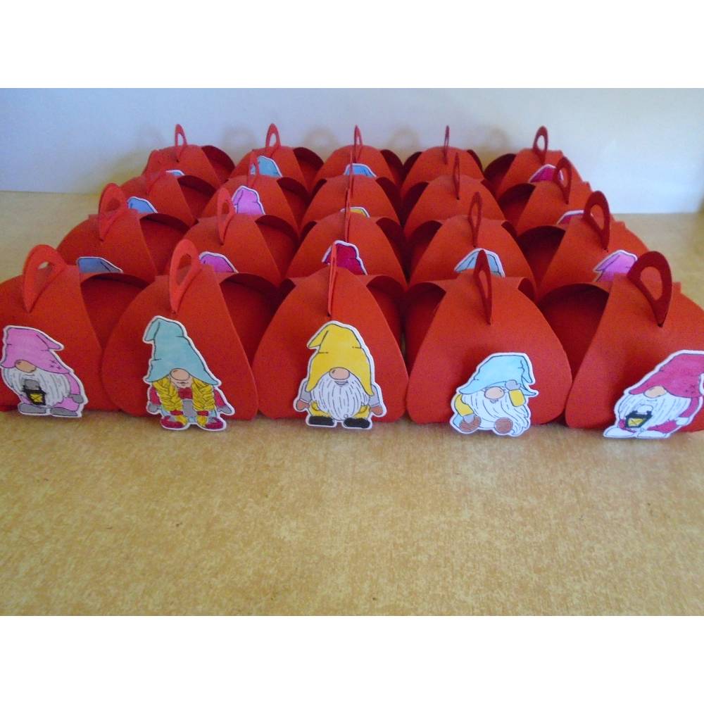 Cdithy Adventskalender 2025 - 24 Rosa Weihnachtswichtel Zum Aufhängen