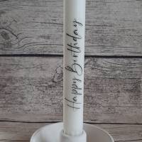 Kerzenhalter Schale aus Raysin, handgefertigt ~ Kerzenständer für Stabkerzen Bild 4