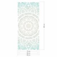 selbstklebendes Türbild - Mandala 0,9 x 2 m (16,66 €/m²) - Türtapete Türposter Klebefolie Dekorfolie Bild 2
