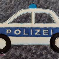 Doodle Stickdatei Polizeiauto Bild 8