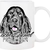 Hunde-Tasse COCKER SPANIEL FRAUCHEN mit Hunderasse im Cartoon-Stil┊tolle Geschenkidee für Hundebesitzer Bild 1
