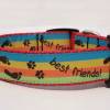 Welpenhalsband best friends! ohne Unterfütterung (größere Verstellbarkeit) aus der Halsbandmanufaktur von dogs & paw Bild 2