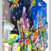 Köln 3D pop art bild bunt Kölner Dom geschenk fine art limitiert personalisierbar 3D mixed media Bild 2