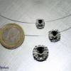 schwebender Kristallstein - transparente Kette + der Kleine + schwebender Stein - Halskette durchsichtig Bild 5