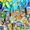 Aachen 3D Bild Konstruktion Pop Art skyline souvenir geschenk personalisierbar Bild 7