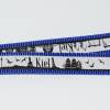 langes Kiel Skyline Schlüsselband auf königsblauem Gurtband oder Wunschfarbe Bild 2