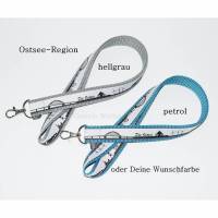 langes Ostsee Schlüsselband auf Deiner Gurtband - Wunschfarbe Bild 1