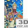 Kaiser Karl Aachen 3D Pop Art Bild skyline Aachener Dom souvenir geschenk Bild 1