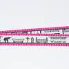 langes Wuppertal Skyline Schlüsselband auf pinkem Gurtband oder Wunsch-Gurtbandfarbe Bild 2