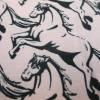 Jersey, Baumwolljersey Wildpferde, Pferde  rosa Oeko-Tex Standard 100(1m/13,-€) Bild 4