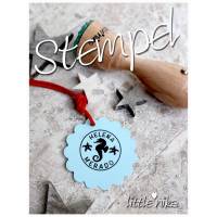 Stempel Kind Name / Namnesstempel mit  Seepferdchen Girl Bild 1