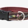 Hundehalsband »Bunte Eulen« mit echtem Leder unterlegt aus der Halsbandmanufaktur von dogs & paw Bild 2