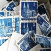 Manschettenknöpfe mit historischen Briefmarken // Kölner Dom // Blau // Edelstahl // Hochglanz // Geschenk zur Hochzeit Bild 5