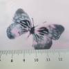 RESTSTÜCK: 2,0 m x 1,55 m Wasserfester Nylonstoff Schmetterlinge rosa(1m/5,00€) Bild 4