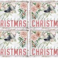 Reispapier - Motiv Strohseide - A4 - Decoupage - Vintage - Weihnachten - Christmas- 19574 Bild 3