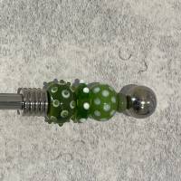 Tortenschaufel klein mit Glasperlen - Lampwork - grün Bild 3