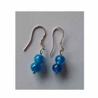 CLASSIC BLUE/925er silber/ohrringe/ohrhänger/geschenk für sie/minimalistisch/geburtstagsgeschenk/classic blue/ohrschmuck/kommunion Bild 3