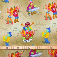 Jersey Muppets - Begleitband - 18,00 EUR/m - khakibraun - Lizenzjersey Bild 4