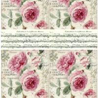 Reispapier - Motiv Strohseide - A4 - Decoupage - Vintage - Romantic Rose - 19606 Bild 3