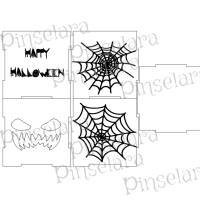 Laser Cut File, Halloween Teelichthalter, Garten Deko, Deko Halloween, Lasercut, Digitaler Download Bild 2