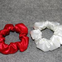 Scrunchies, Haargummi, Zopfband mit breitem Gummiband, als Geschenk für Frauen/Mädchen/Kinder Bild 8