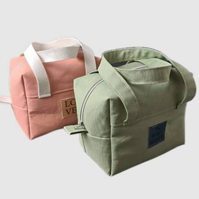 Nähanleitung Boxy Bag Amelie mit Henkeln
