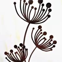 Gartenstecker Pusteblume in Shabby braun Bild 4