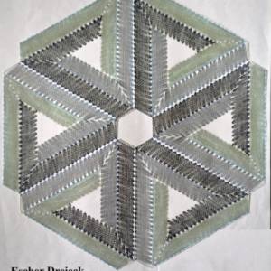 Escher Dreieck Klöppelbrief als PDF Download Bild 1