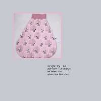 Babypucksack mit Bauchbündchen, Rosa Pucksack für Mädchen, Elastischer Pucksack für Neugeborene, Bequemer Pucksack für B Bild 8