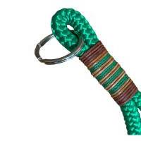 Schlüsselanhänger aus Tau, von AlsterStruppi ⌀10 mm, Länge ca. 12 cm, grün, braun Bild 2