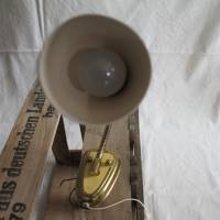 Vintage Wandlampe Messing Schwanenhals Bild 6