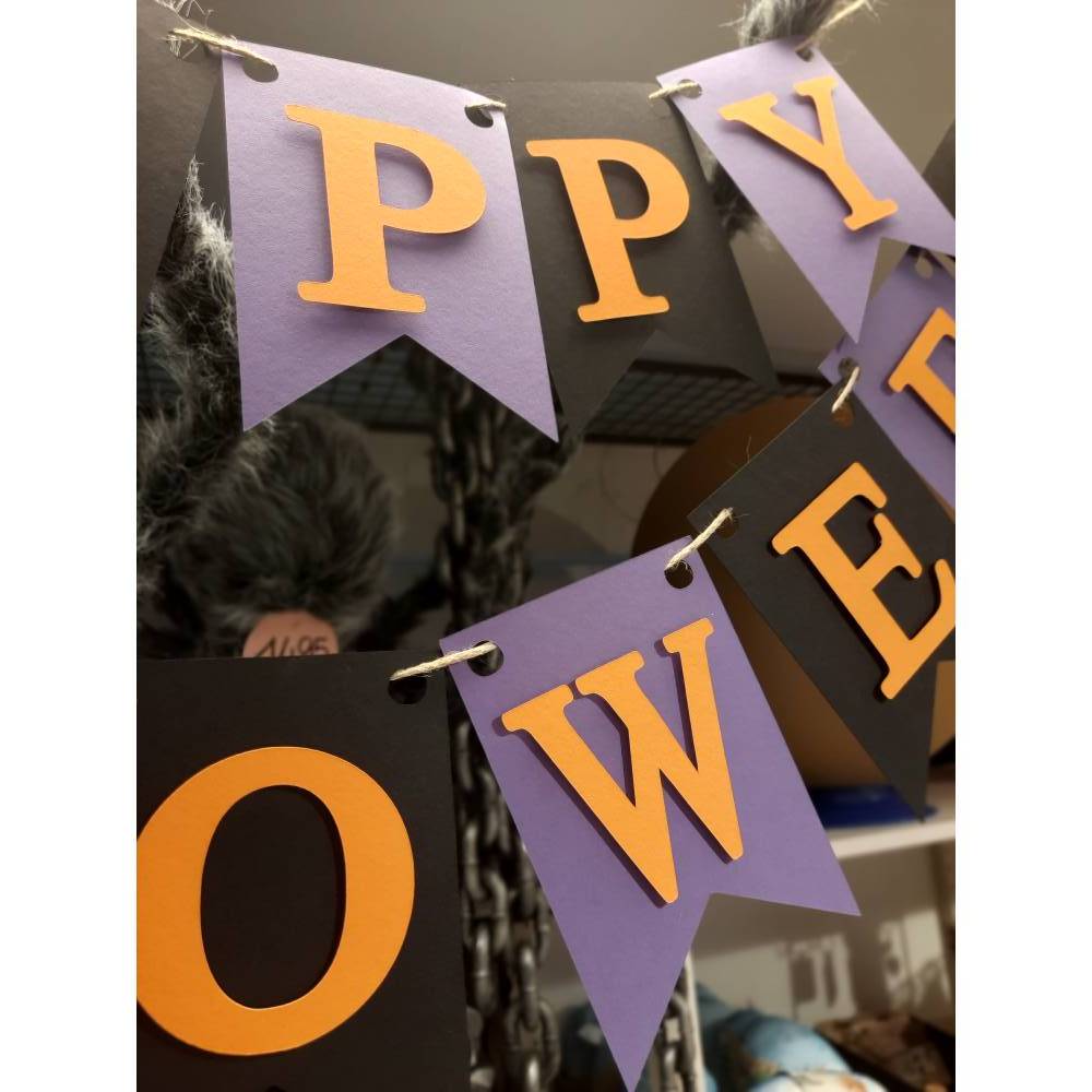 LIANRISES Halloween Girlande Set - 6-teilige Party Deko Für Innen & Außen