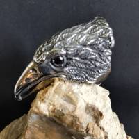 Weißkopf-Adler, Kopf, Edelstahl, L316 (R11) Bild 2