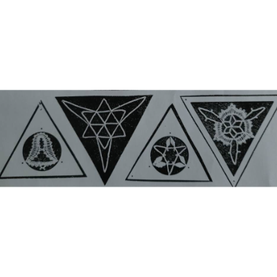 Muster für mini Dreiecke und Walnußschale Klöppelbrief als PDF Download