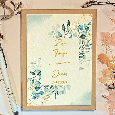 Personalisiertes Geldgeschenk zur Taufe – Einzigartiges Taufgeschenk mit Namen & Geschenkverpackung