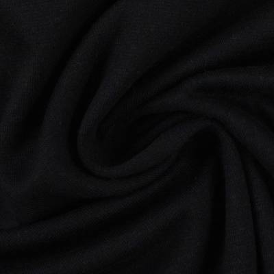 Baumwolljersey Vanessa Uni Schwarz