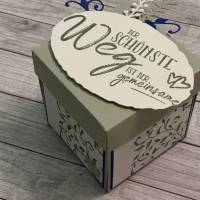 Eine Explosionsbox als Einladung zur Hochzeit, „Die etwas andere Einladungskarte“, Trauung, Handarbeit, Stampin’Up! Bild 2