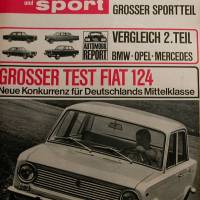 auto motor sport Heft 15       23. Juli   Großer Test Fiat 124 Bild 1