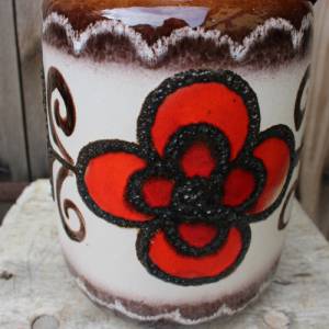 Vintage Bodenvase Vase Fat Lava Keramik Scheurich 60er 70er Jahre Bild 6