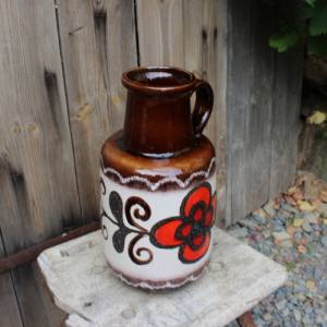 Vintage Bodenvase Vase Fat Lava Keramik Scheurich 60er 70er Jahre Bild 7