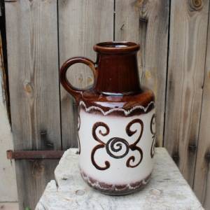Vintage Bodenvase Vase Fat Lava Keramik Scheurich 60er 70er Jahre Bild 8