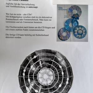 CD umklöppelt Muster 04 Klöppelbrief als PDF Download Bild 1
