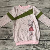 zauberhaftes Shirt / Longshirt gr.104 Rosa Mädchen mit Kuscheltier-Esel Bild 4