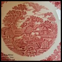 Vintage SCHÜSSEL RUND 70er Jahre - altes englisches Keramikgeschirr von Adams Bild 4