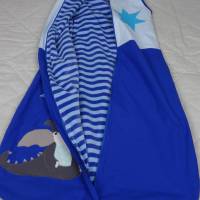 Baby-Schlafsack mit appliziertem Drachen, Wunschstoff, handgemacht Bild 2
