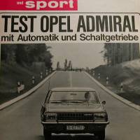 auto motor sport Heft 13       25. Juni    -  Test Opel Admiral Bild 1