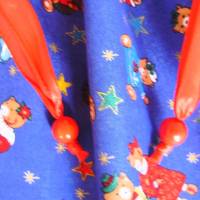 Nikolaussäckchen in blau mit süßen Teddybärmotiven genäht von Hobbyhaus Bild 10